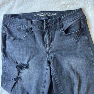 American Eagle Black Skinny Jegging